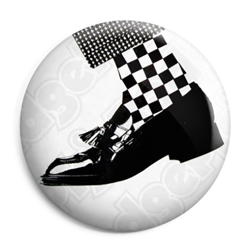 2 Tone - Dance Craze Shoe Ska Album Button Badge