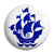 Blue Peter - Kids Retro TV BBC Program - Button Badge
