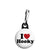 I Love (Heart) Hooky - Joy Division & New Order Zipper Puller