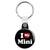 I Love My Mini - Car Key Ring