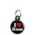 I Love (Heart) Rum - Alcohol Mini Keyring