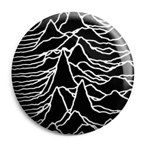 Joy Division - Unknown Pleasures Album Cover - Button Badge