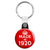 Made in 1920 - Keep Calm Birthday Year of Birth Key Ring