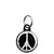 Pray for Paris Peace Sign - Eiffel Tower Logo Mini Keyring
