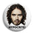 Russell Brand rustyrockets - Is a Hypocrite Button Badge
