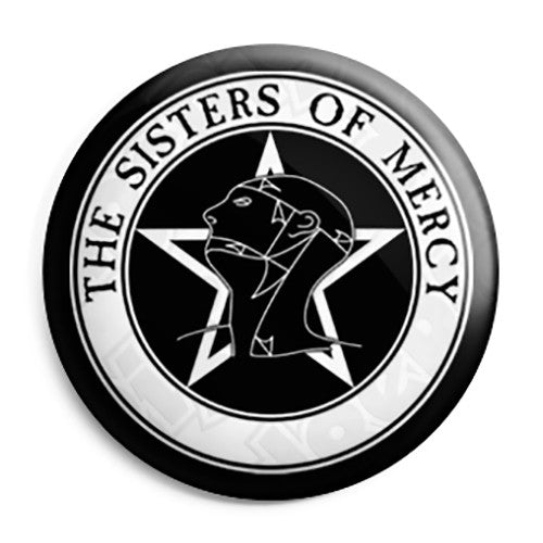The Sisters of Mercy - Round Logo - Button Badge