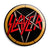Slayer Sword Pentagram Logo - Death Metal Button Badge