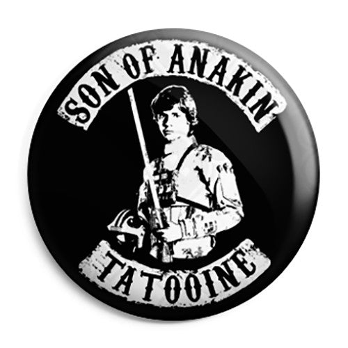 Star Wars - Sons of Anarchy Luke Skywalker Button Badge