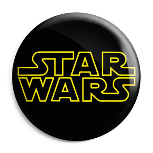 Star Wars - Film Movie Screen Title Logo Button Badge
