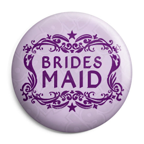 Bridesmaid - Classic Marriage Button Badge