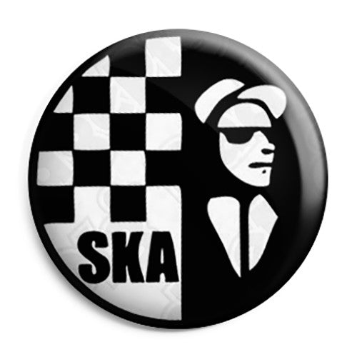 2-Tone - SKA Rude Boy Music Button Badge