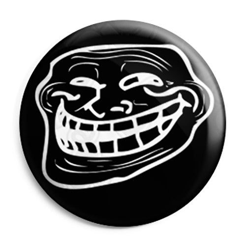 4Chan - Troll Face - Internet Button Badge