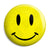 Acid House Rave Techno 80's Smiley Face - Button Badge