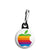 Apple - Mac Computer Rainbow Logo - Zipper Puller