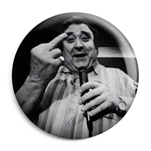 Bernard Manning - Comedian Up Yours Offensive Pin Button Badge
