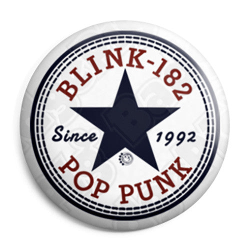 Blink-182 - Converse Logo - Pop Punk Button Badge