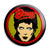 David Bowie - Glam Pop Rock Flash Logo Pin Button Badge