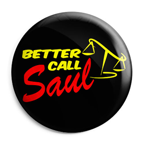 Breaking Bad - Better Call Saul TV Show Logo - Button Badge