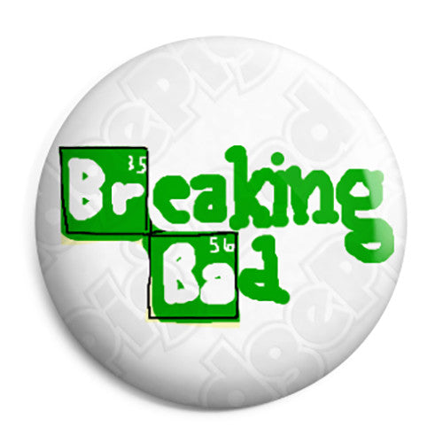 Breaking Bad - Doodle Show TV Show Logo - Button Badge