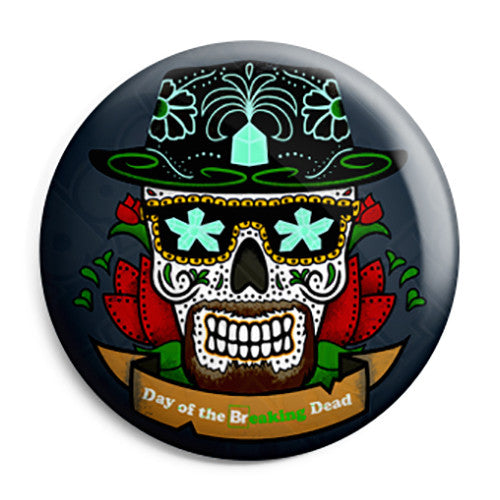 Breaking Bad - Heisenberg Mexican Skull - Button Badge