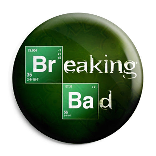 Breaking Bad - TV Show Logo - Button Badge