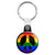 CND Logo - Love and Peace Hippy Symbol Key Ring
