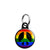 CND Logo - Love and Peace Hippy Symbol Mini Keyring