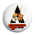 Clockwork Orange - Stanley Kubrick Film Logo Pin Button Badge