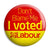 Don't Blame Me I Voted Labour - Anti Tory Button Badge