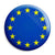 Europe Countries EU European Flag Pin Button Badge