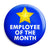 Employee of the Month - Business Work Award Button Badge