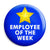 Employee of the Week - Business Work Award Button Badge