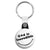 God is Incredible - Smiley Religious Key Ring