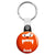 Cute Fuzzy Face Monster - Horror Trick or Treat Key Ring