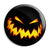 Halloween Pumpkin ZigZag Lantern - Trick or Treat Button Badge