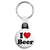 I Love Beer - Key Ring