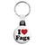 I Love (Heart) Fags - Cigarette Key Ring