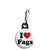 I Love (Heart) Fags - Cigarette Zipper Puller