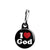 I Love God - Religious Zipper Puller