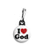 I Love God - Religious Zipper Puller