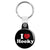I Love (Heart) Hooky - Joy Division & New Order Key Ring