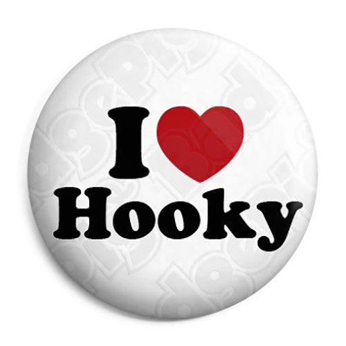 I Love (Heart) Hooky - Joy Division & New Order Button Badge