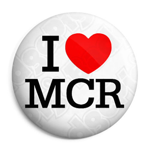 I Love Heart MCR - Support Manchester Terror Attack Victims Button Badge