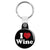 I Love Wine - Alcohol Key Ring