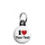 I Love You - Romantic Valentine Heart Mini Keyring