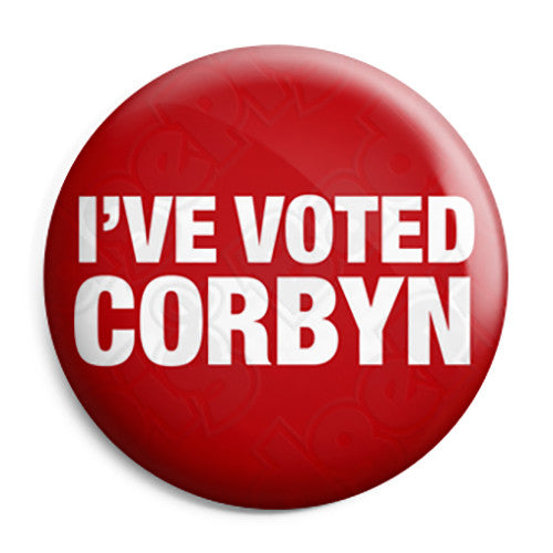 I've Voted Jeremy Corbyn - Labour Party Leader Button Badge