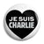Je Suis Charlie Heart - Freedom Protest Button Badge