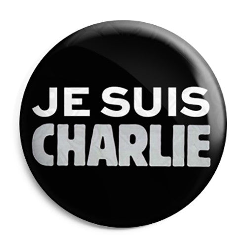 Je Suis Charlie Freedom Protest Button Badge, Fridge Magnet, Key Ring