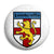 Lambretta English Shield - Button Badge