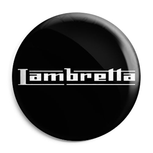Lambretta Scooter Classic Logo - Scooterist Button Badge